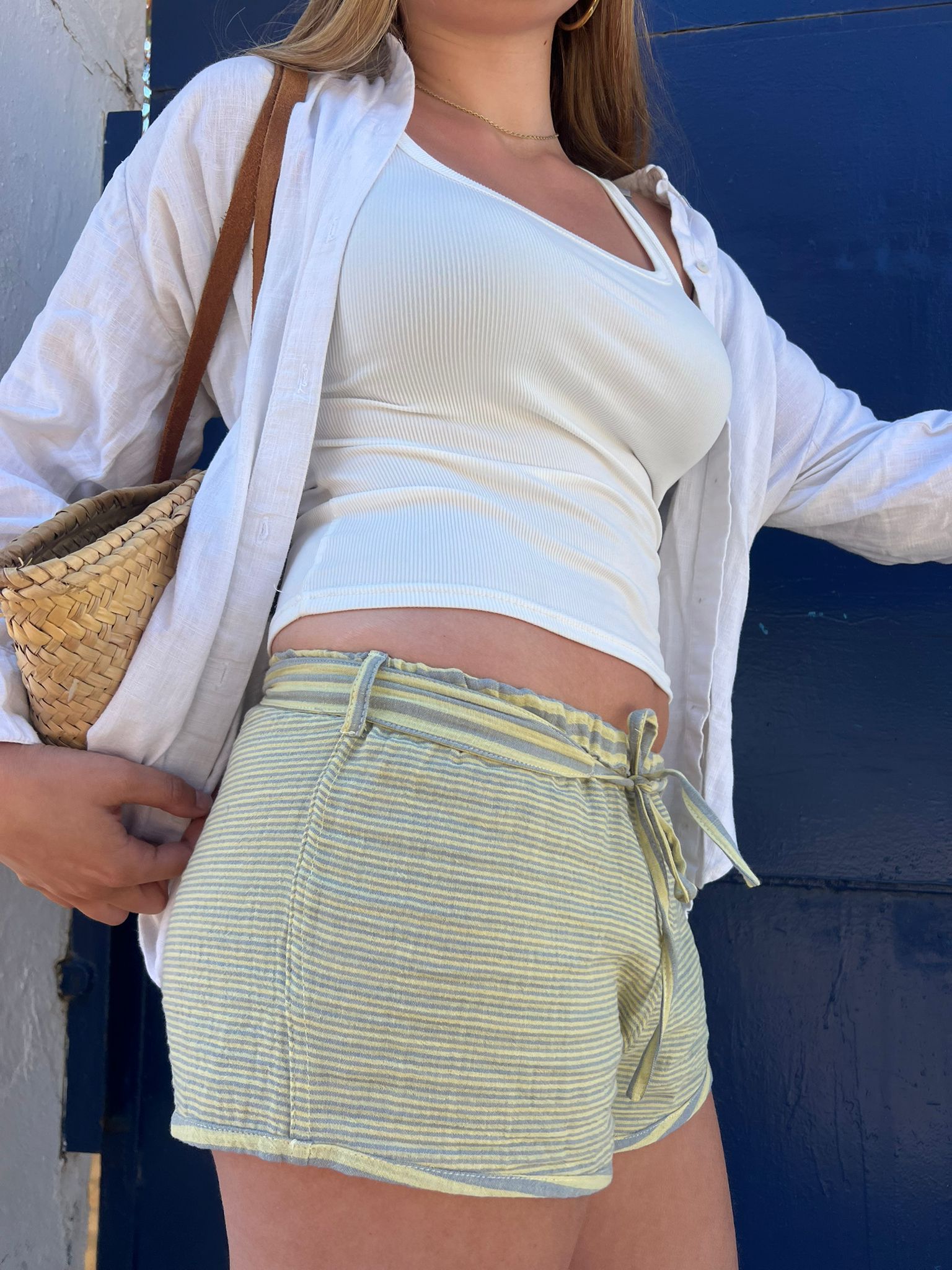Green Reversible Shorts