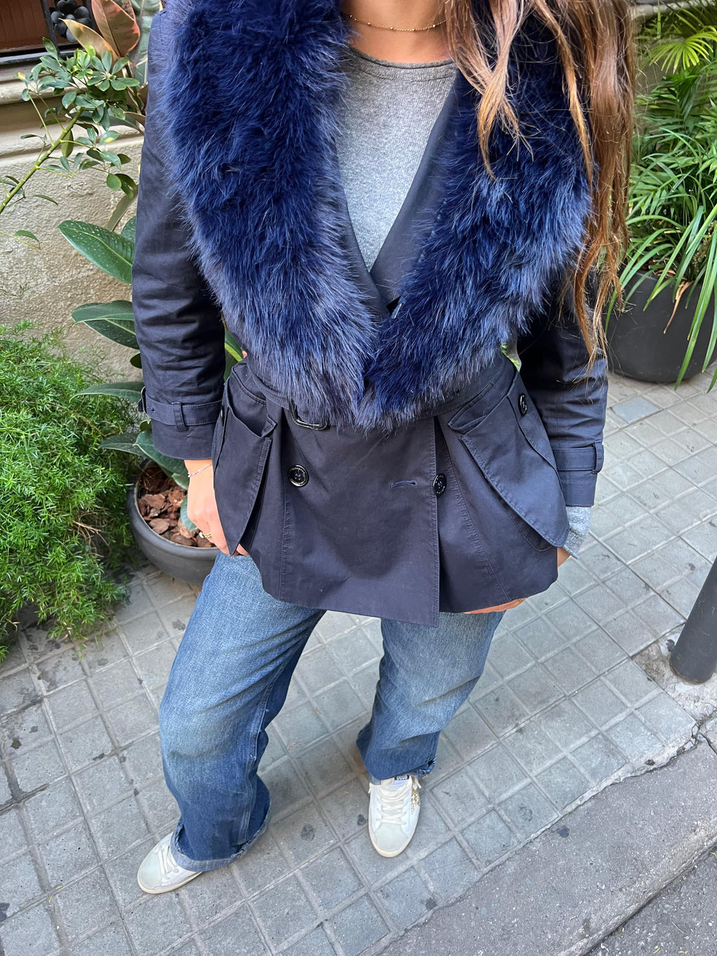 Cuello Saura Navy