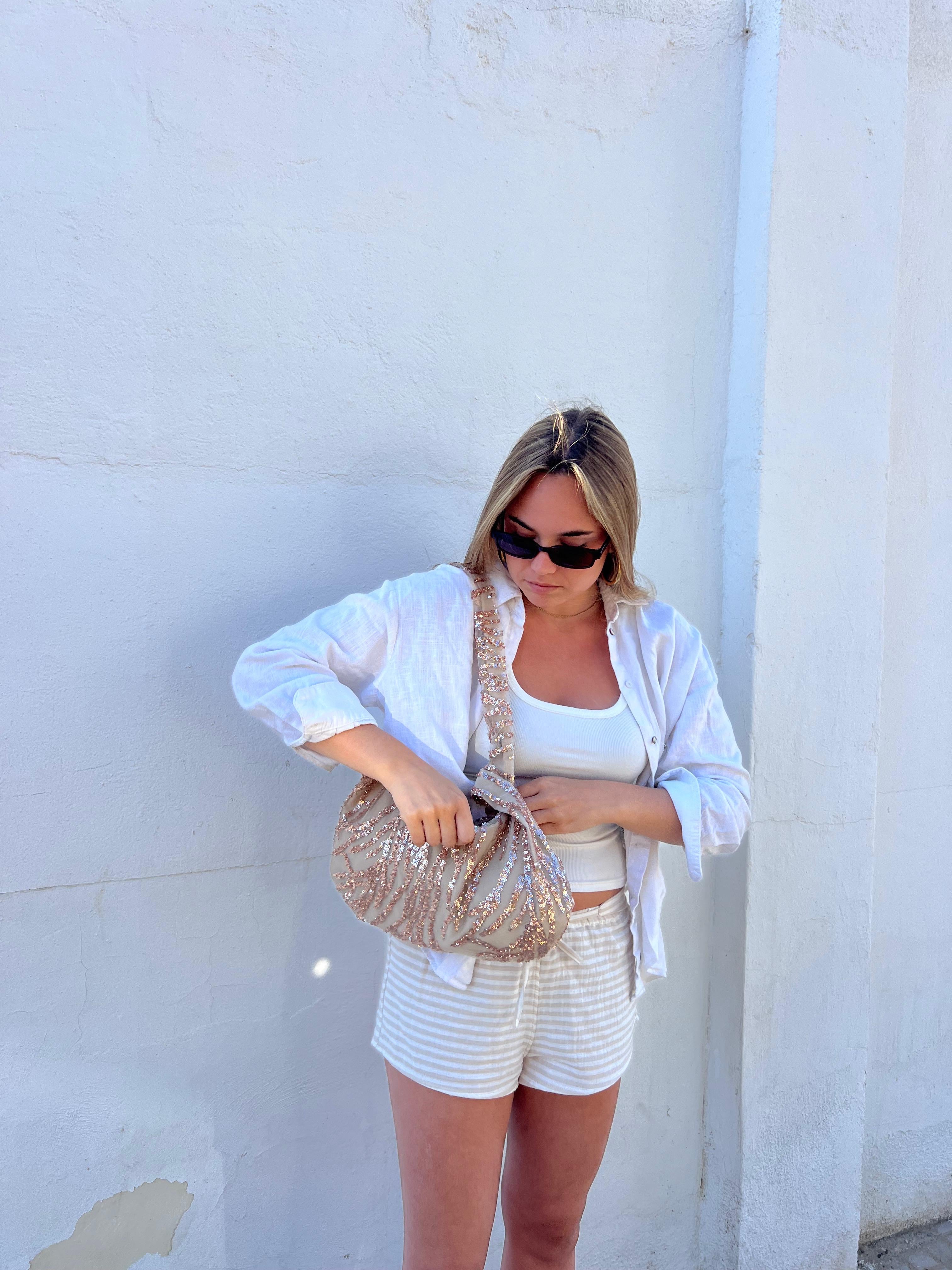 The Halo Bag — Champagne