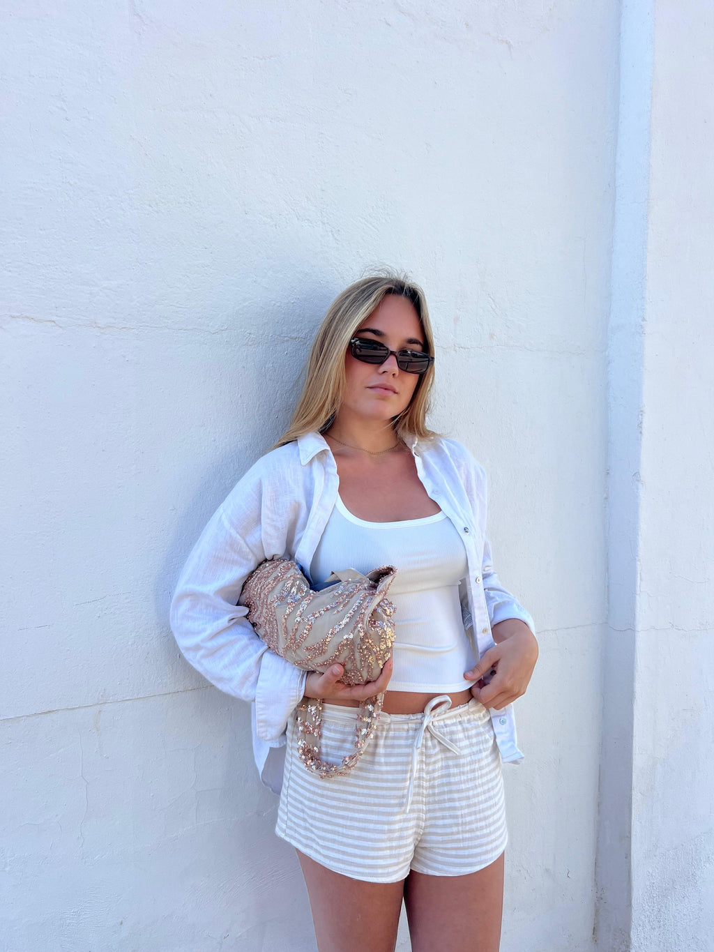 The Halo Bag — Champagne
