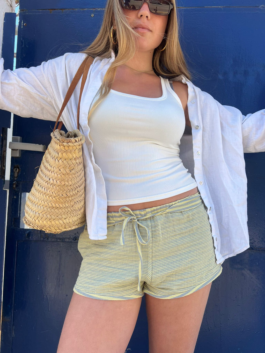 Green Reversible Shorts