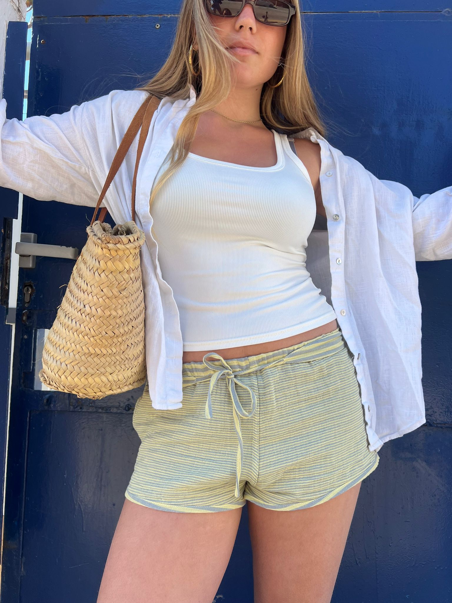Green Reversible Shorts